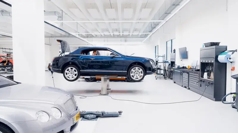 bentley werkplaats