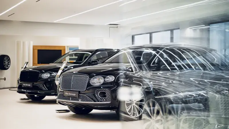 Bentley showroom